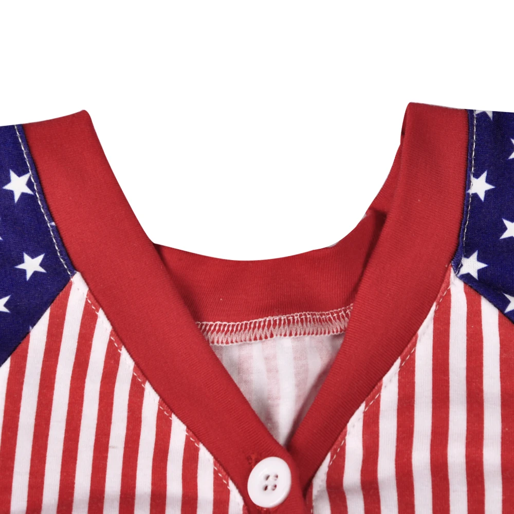 July 4th/прямые продажи с фабрики хлопковые комбинезоны для малышей летняя одежда