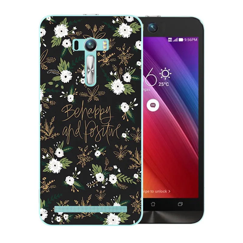 Чехол для телефона 5 дюймов Asus Zenfone Selfie ZD551KL Мягкий силиконовый чехол с рисунком