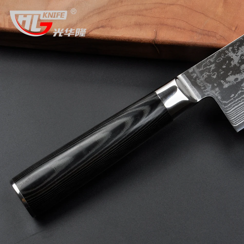 GHL 10 5 дюймовый японский VG10 дамасский мясной нож шеф повара резак для очистки
