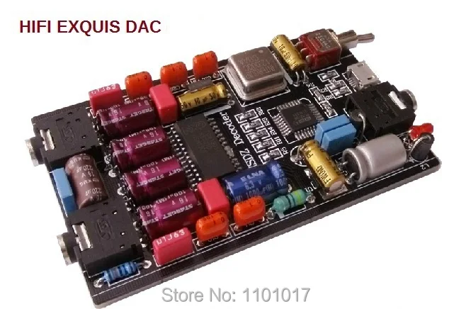 Hi Fi EXQUIS YEK PCM2706 DAC TDA1305 Декодер Усилитель для ноутбука ПК USB звуковая карта