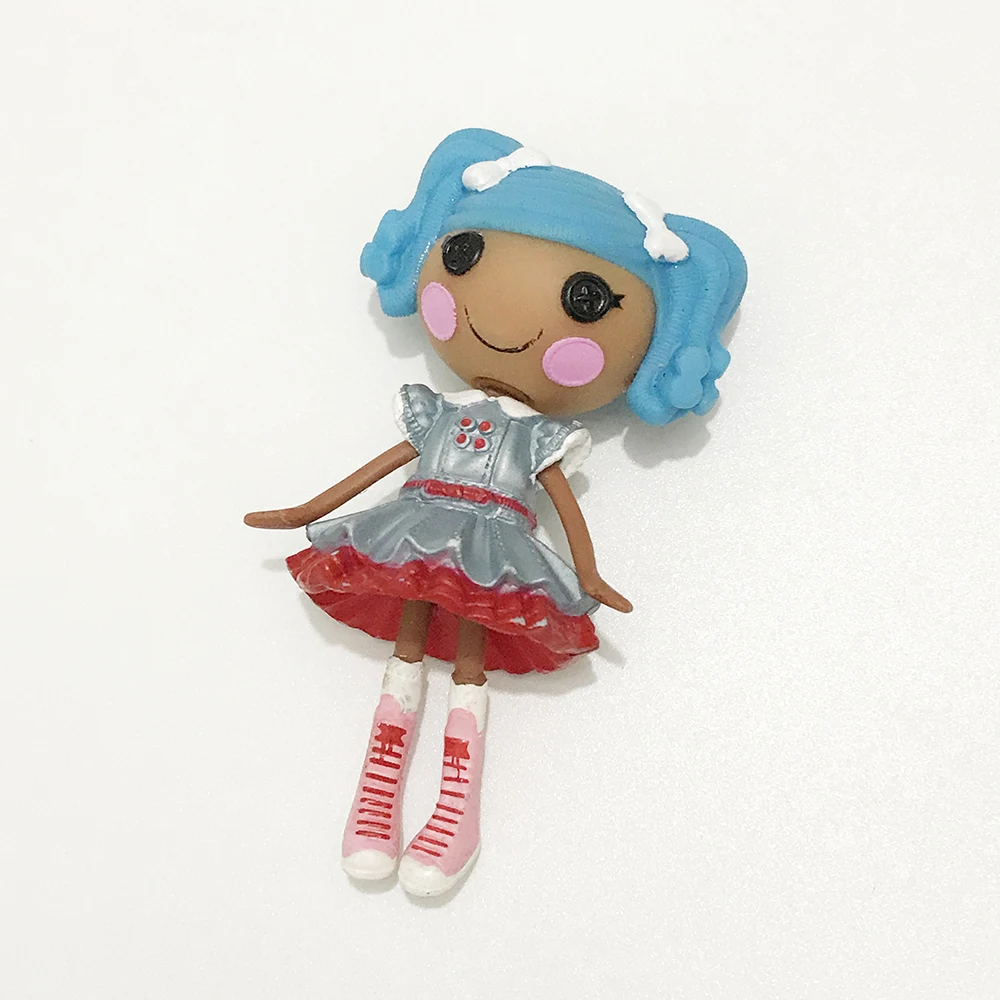 1 шт. Новое поступление мини 3 дюймов Оригинальный MGA куклы Lalaloopsy синий для девочки