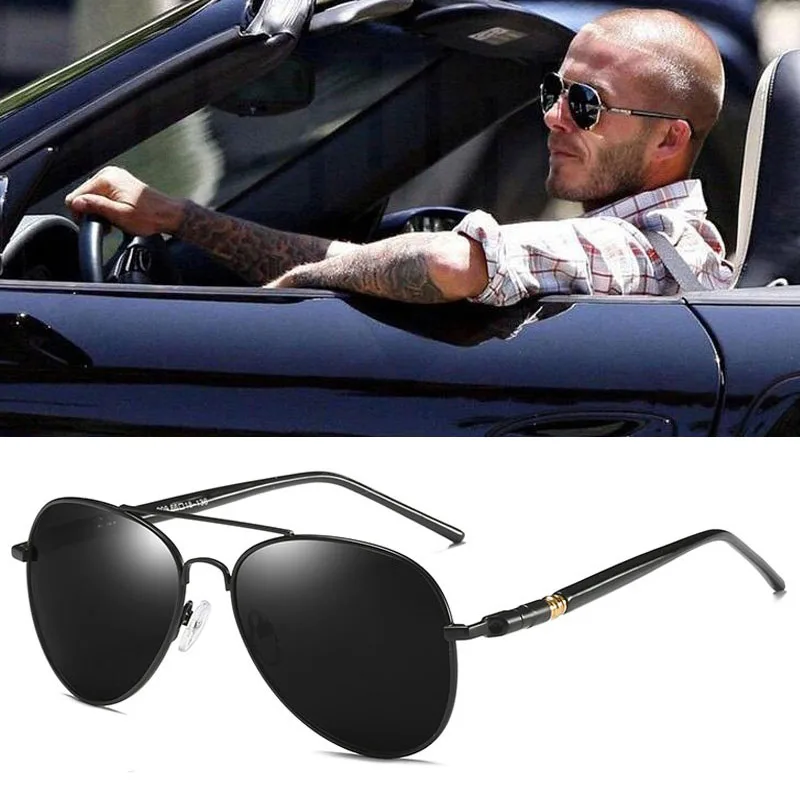 Очки солнцезащитные Мужские поляризационные модные брендовые дизайнерские