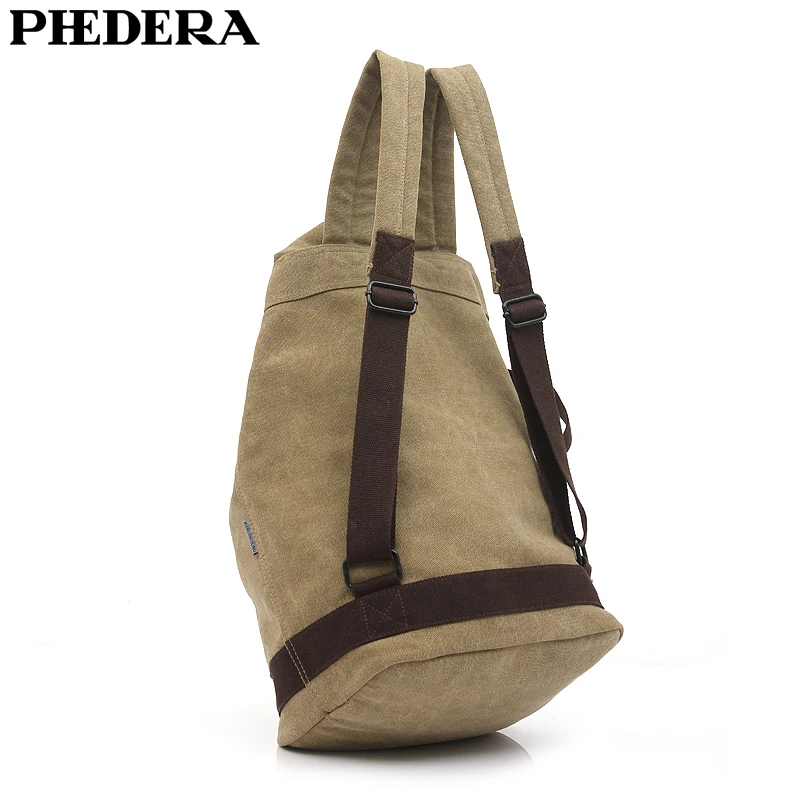 Pedera Bucket Style Мужской рюкзак в стиле ретро повседневный мужской для путешествий