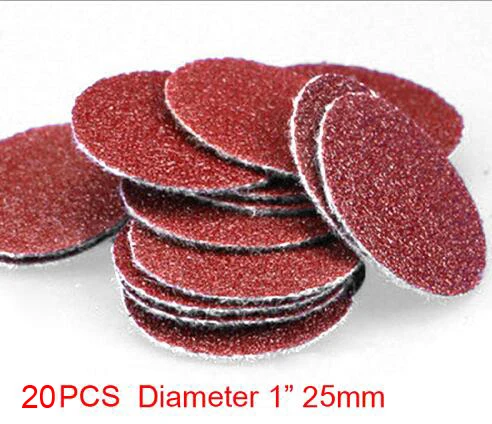 Наждачная бумага Velco Loop и Hook 1 дюйм 25 мм полировальный диск 60/240/5000 Грит|Абразивы| |