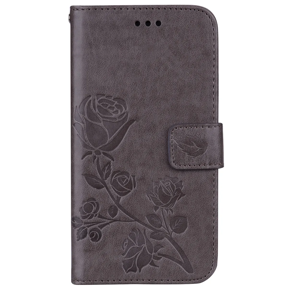 Gray Чехол для телефона huawei Honor 6X 6A 7X Роскошный кожаный чехол-книжка для huawei 6 A 7X Чехол-книжка для huawei Honor 7X 6A 6X чехол - Цвет: Gray