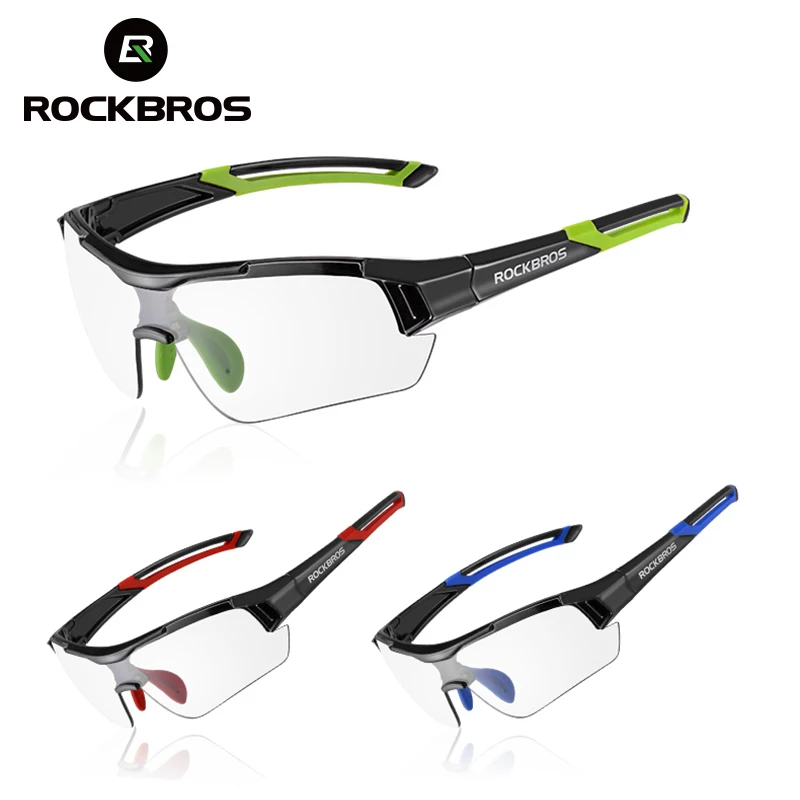 ROCKBROS фотохромные велосипедные солнцезащитные очки UV400 поляризованные MTB