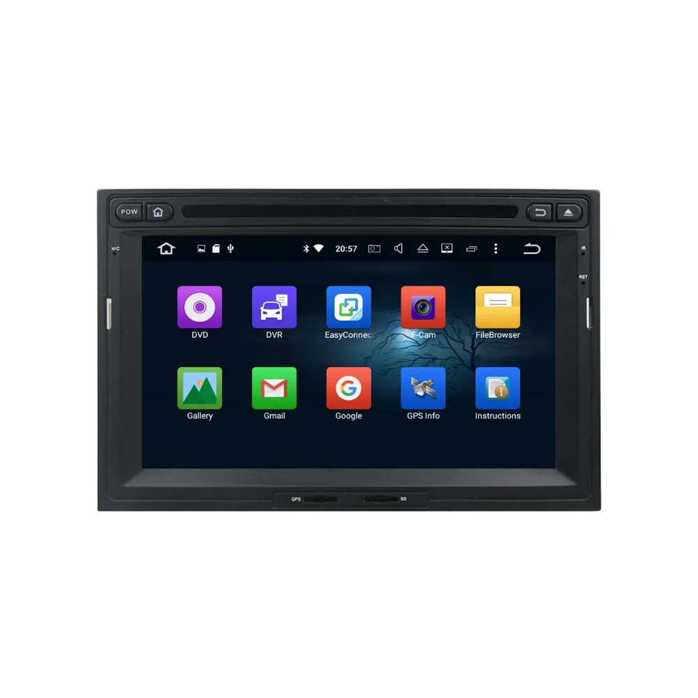 Восьмиядерный 7 &quotAndroid 6 0 автомобилей Радио DVD gps для peugeot 3008 Citroen Berlingo с 4 ГБ