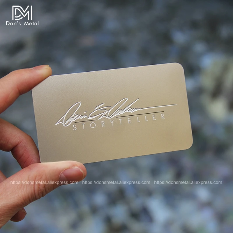 Металлическая визитная карточка из нержавеющей стали|metal business card|metal cardstainless steel