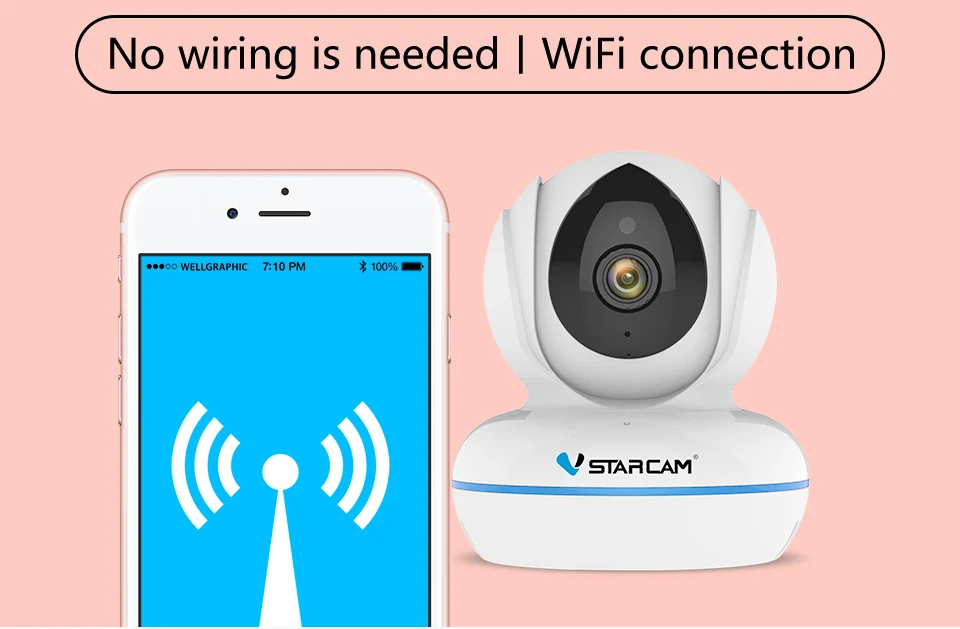 Vstarcam 4MP Full HD 2,4G/5G Wi-Fi беспроводная IP камера C22Q H.264/H.265 ночное видение домофон мини камера видеонаблюдения