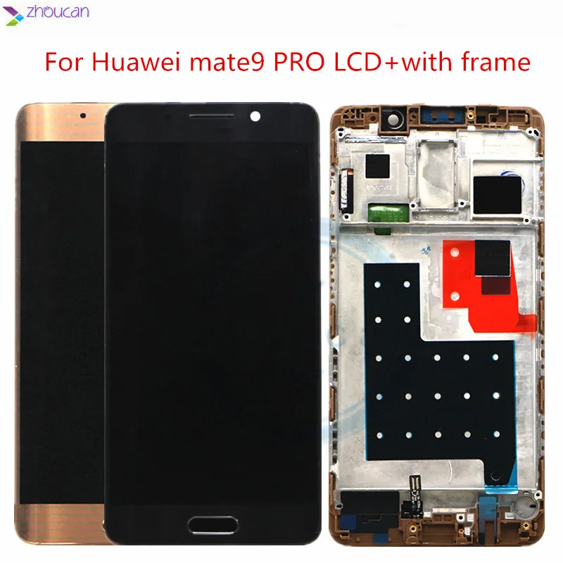 Для 5 &quotFHD Huawei Mate 9 Pro ЖК дисплей сенсорный экран дигитайзер с рамкой Замена для