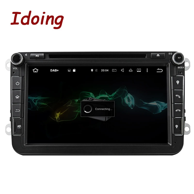 Idoing Android8.0 4G RAM 32G ROM 8Core 2Din руль для VW/Skoda/Seat Автомобильный мультимедийный DVD плеер