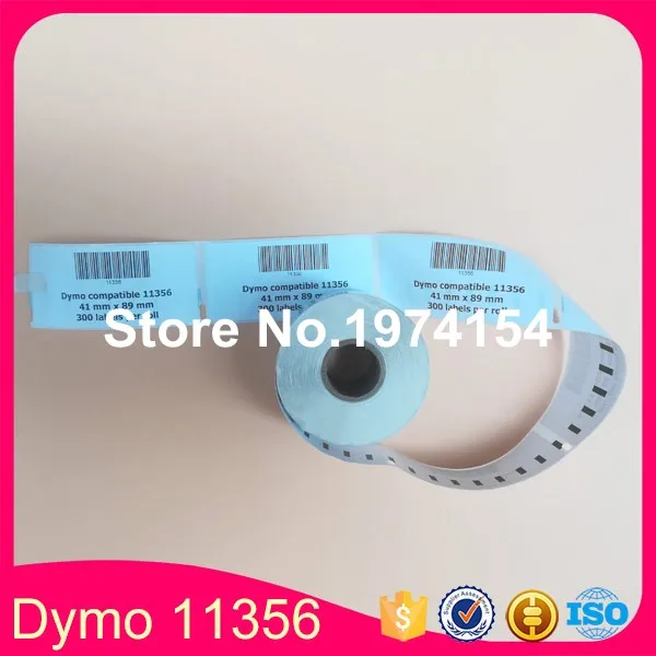 4 шт. Бесплатная доставка этикетка Dymo 11356 совместима с Etiketten 41 мм x 89 для LW450 (также