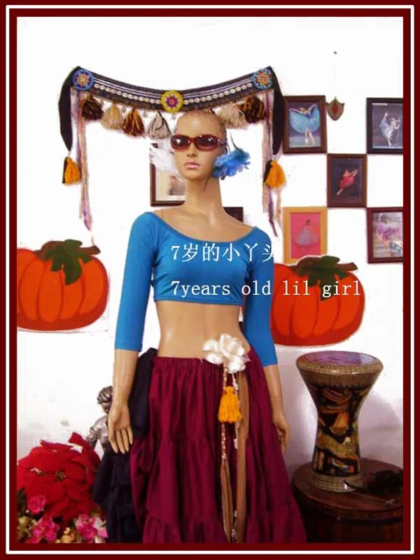 Нижнее белье из хлопка и лайкры для танца живота длинныекофты этно костюм AS36-41 |