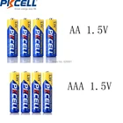 16 шт комбайн PKCELL 1,5 V цинковый углеродный аккумулятор 8 шт ( AAA R03P 45 мин + AA R6P 105 мин)
