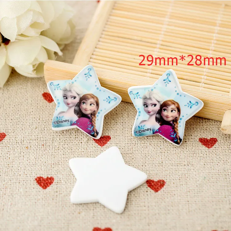 15 шт./лот плоское украшение из смолы для волос банты аксессуары головного убора