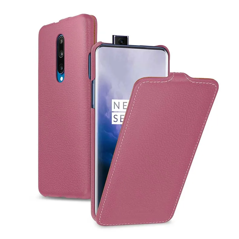 Эксклюзивная распродажа, чехол из натуральной кожи для Oneplus7, бизнес флип-чехол для телефона Oneplus 7Pro, роскошный кожаный чехол для 1+ 7