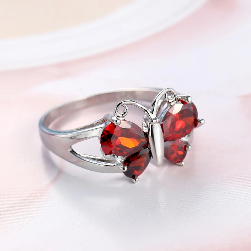 2018 European and American creative fashion butterfly ring | Украшения и аксессуары