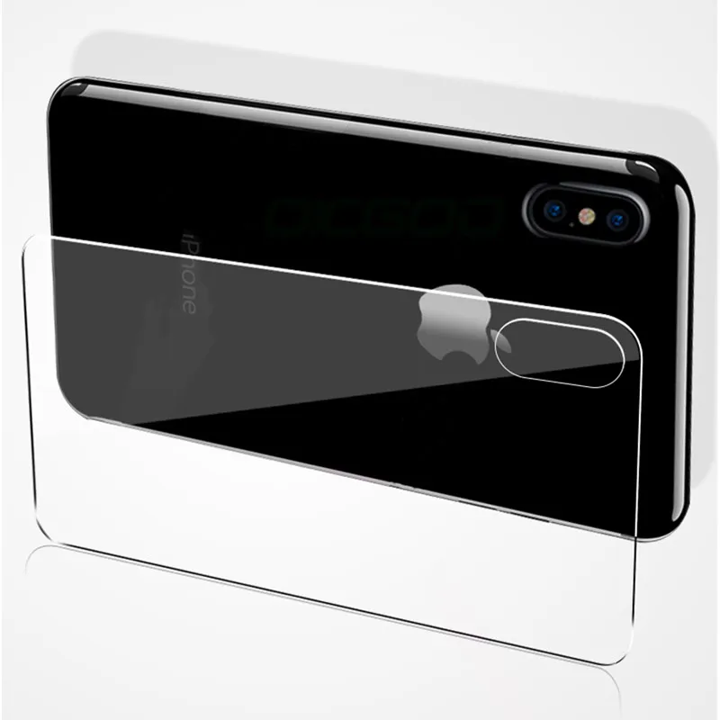 OICGOO Front+Back Cover Tempered Glass For iPhone 6 6S 7 8 Plus 5 X 10 Screen Protector Flim 5S SE | Мобильные телефоны и