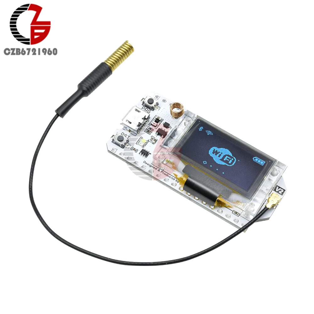 Макетная плата SX1278 LoRa ESP32 беспроводная Bluetooth Wi Fi 433 МГц OLED дисплей 0 96 дюйма IOT с