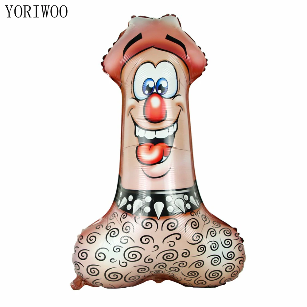 YORIWOO 50x80 см надувной алюминиевый шарик для пениса гелиевый девичник вечерние