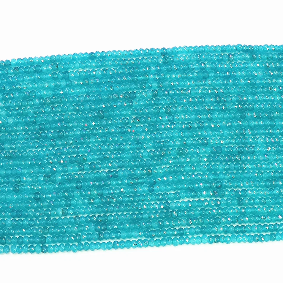 Блестящие бусины из натурального камня 2*4 мм граненые B561|loose beads|stone beadsnatural stone beads |
