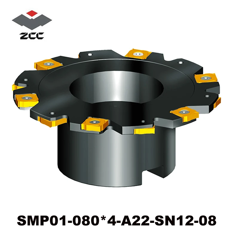 

CNC Milling tool SMP01-080*4-A22-SN12-08 indexable face and side milling tools for insert XSEQ1202