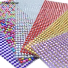 646 штлист 5 мм кристалл горный хрусталь самоклеющиеся наклейки автомобильМобильныйнаклейка на ПК Скрапбукинг стикер DIY ремесло искусство Bling 7Z