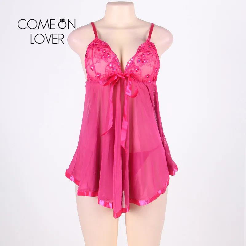 Comeonlover Lenceria Sexi Para Mujer размера плюс 8XL сексуальное женское нижнее белье, женское нижнее белье, эротическое женское нижнее белье EI2073