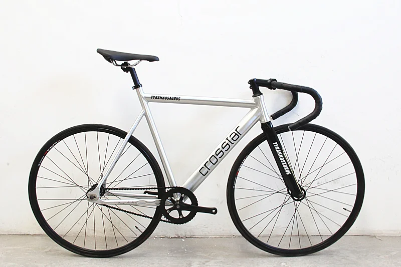 Crosstar Tyrans T2 Fixed Gear Bike Urban Track Fixie Carbon Fiber Fork Commute 15mm road bike fixie bicycle bicicleta | Спорт и