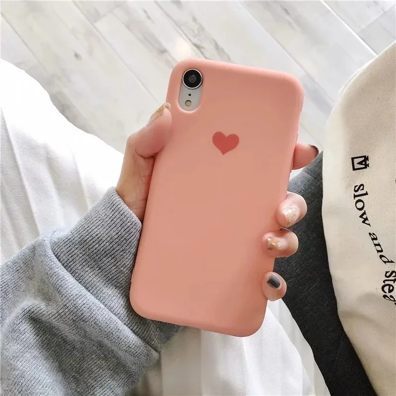 Чехол для IPhone X XR и 6s 6 7 8 Plus 6Plus 7Plus милые конфеты без логотипа Оригинальный Мягкий