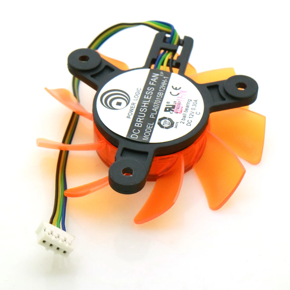 Бесплатная доставка 4 контактный вентилятор VGA для видеокарт ZOTAC 9800GT 1GD3 12 В 0 30 А 65