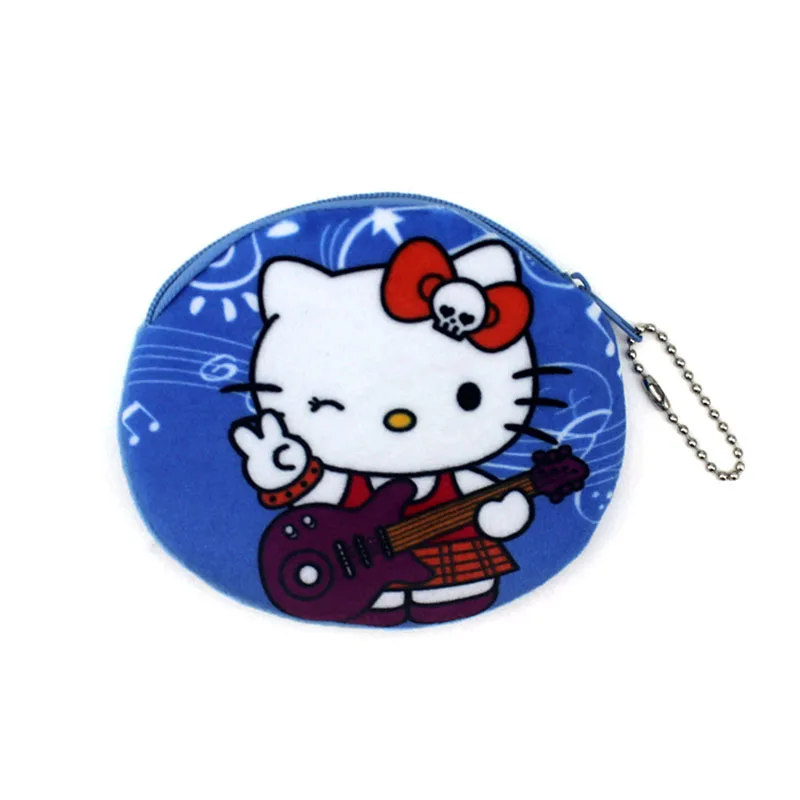 2017 Акция 3D Овальный принтами Китти детская мини портмоне Для женщин чехол для