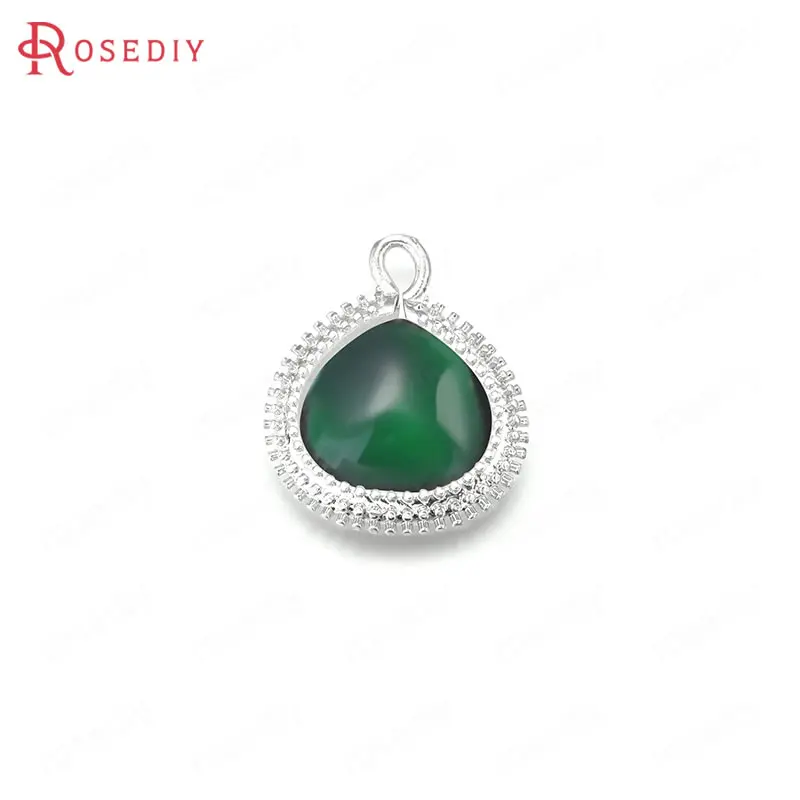 4 шт. латунные подвески с сердечками 16 х20 мм|silver charm pendant|gold pendantcharms pendants gold |