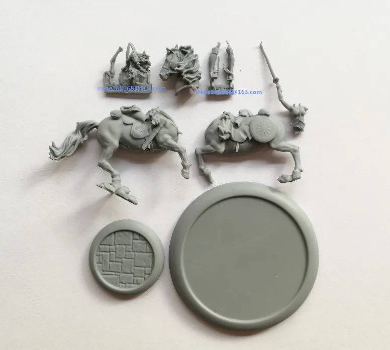 Чудо-Женщина езда миниатюрный resin Смола Модель комплект фигурка