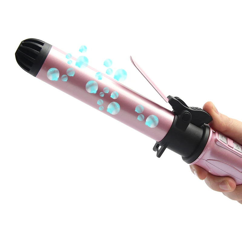 2 in1 Electric Professional Straight Hair Comb Curling Irons Dual-use LCD Display Styler Styling Tools 100-240V | Красота и здоровье