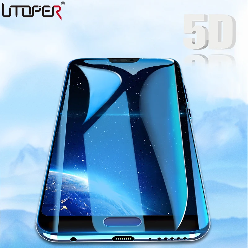 5D закаленное Стекло для Huawei Mate 10 Lite P20 Pro Экран протектор на Honor 9 играть P10 P Smart
