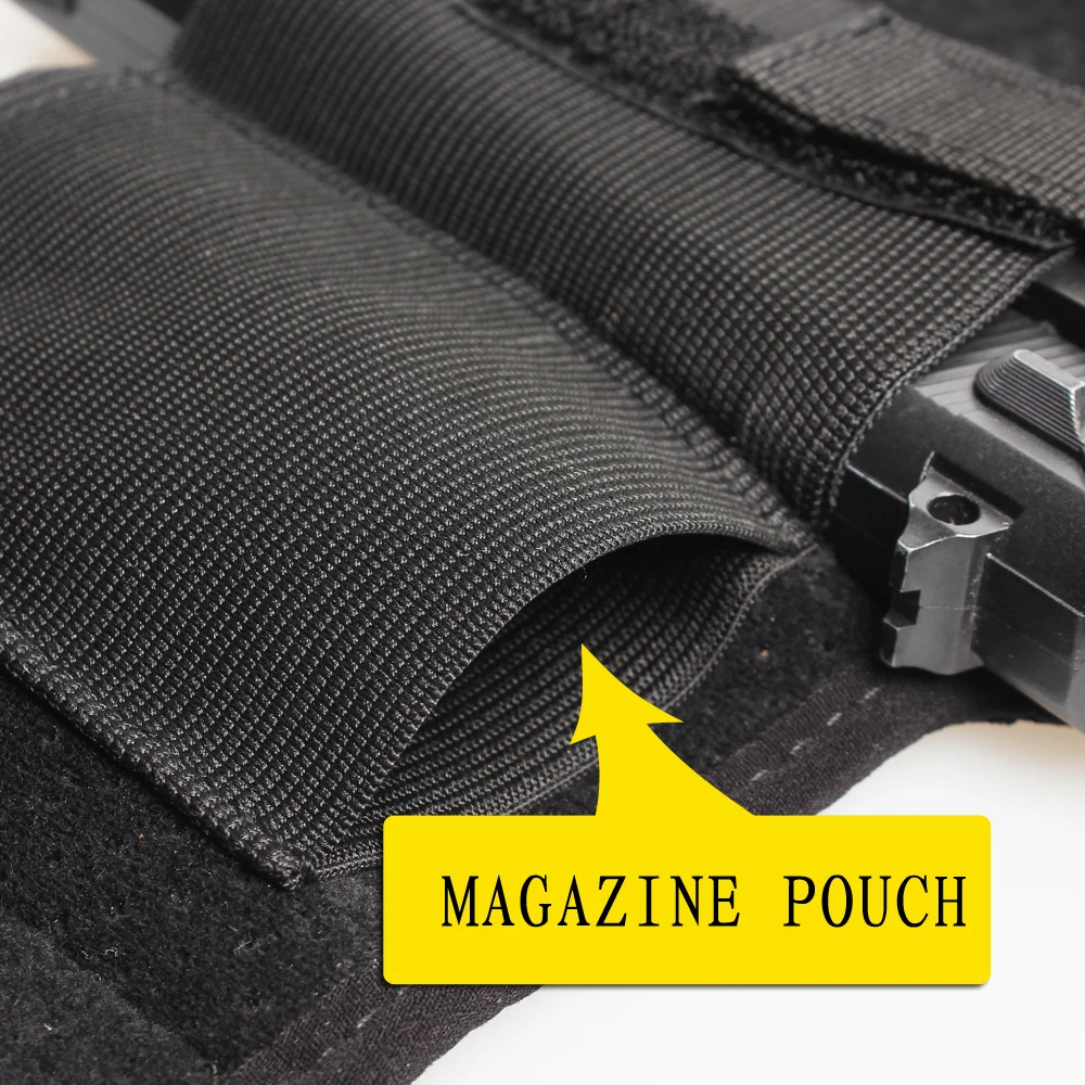 Кобура на лодыжке для скрытого ношения 1 шт. дышащая регулируемая ножка переноски