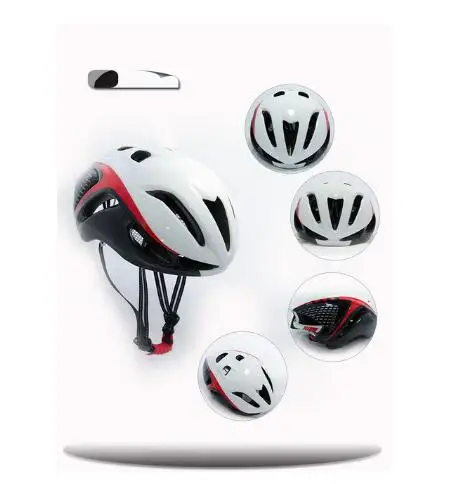 white and black Новейший aerodynamics MTB велосипедный шлем Сверхлегкий велосипедный шлем интегрально-литой велосипедный шлем дорожный горный шлем - Цвет: white and black