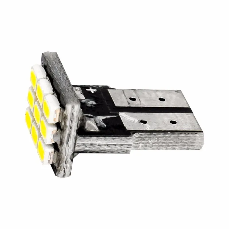10 шт. T10 светодиодный Клин светильник шарик 9 SMD 1210 светодиодный W5W 2825 158 192 168 Стоянкы Автомобилей Автомобиля светильник панели автомабиля индикатор Подсветка приборной панели