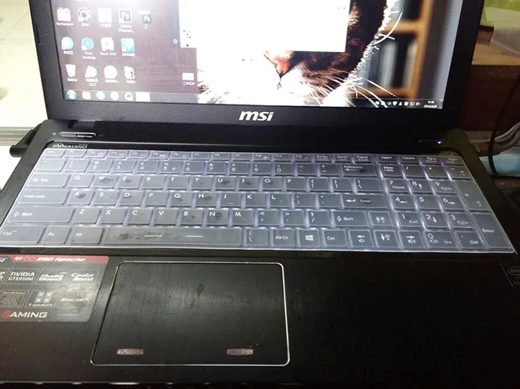 15 6 17 3 дюйма Силиконовая Защитная крышка для ноутбука MSI 16GA GT60 CR61 CX61 GE60 GE60H GE60PH GP60 GX60