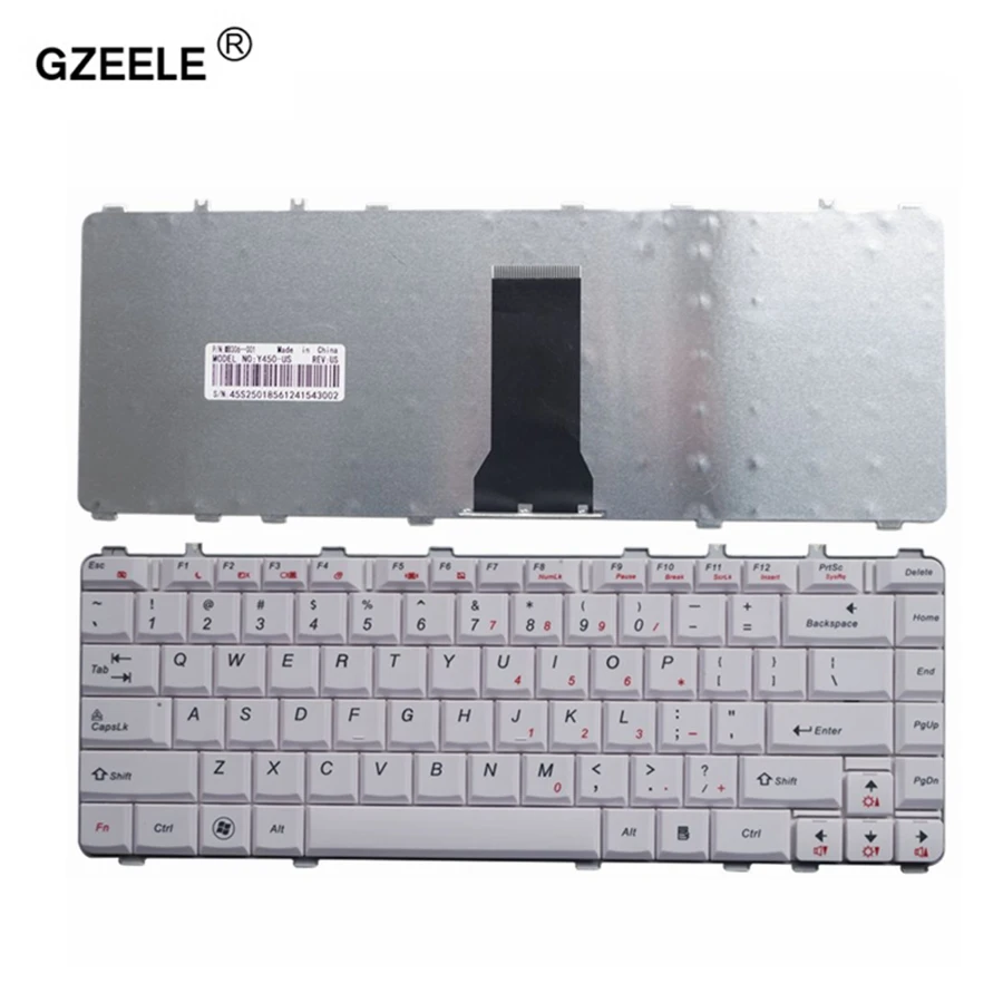 Клавиатура для ноутбука GZEELE US LENOVO B460 B460A B460E Y450 Y450A Y450G Y550 Y550A на английском