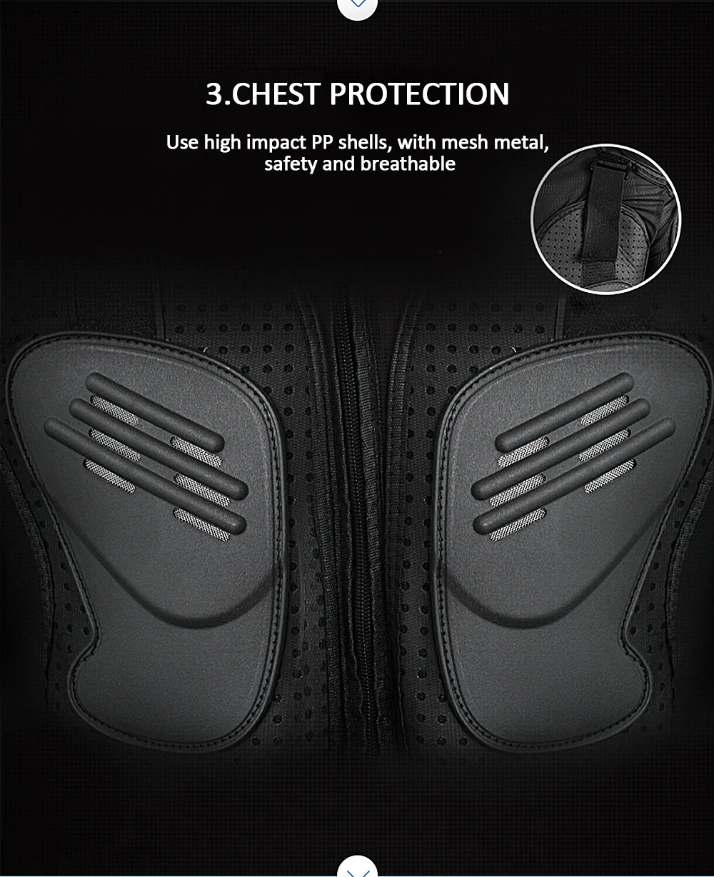 

Motorcycle Racing Body Armor Motocross Jacket Off-Road Safety Protection Clothing Chest Spine Protector Gear Back Protector