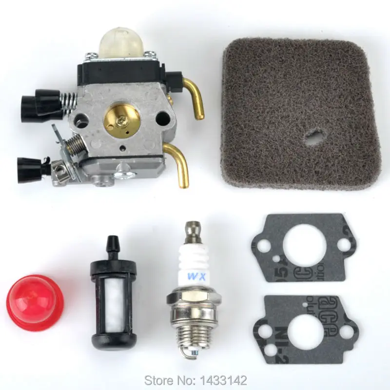 Карбюраторы для мотоциклов Rebuild прокладок Наборы stihl триммер FS74 fs75 fs76 fs80 fs80r fs85 fs85r