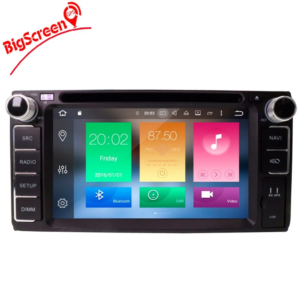 Android7. 1 Android 200 автомобильный DVD-плеер GPS навигатор для Toyota большая часть 2DIN 100 *