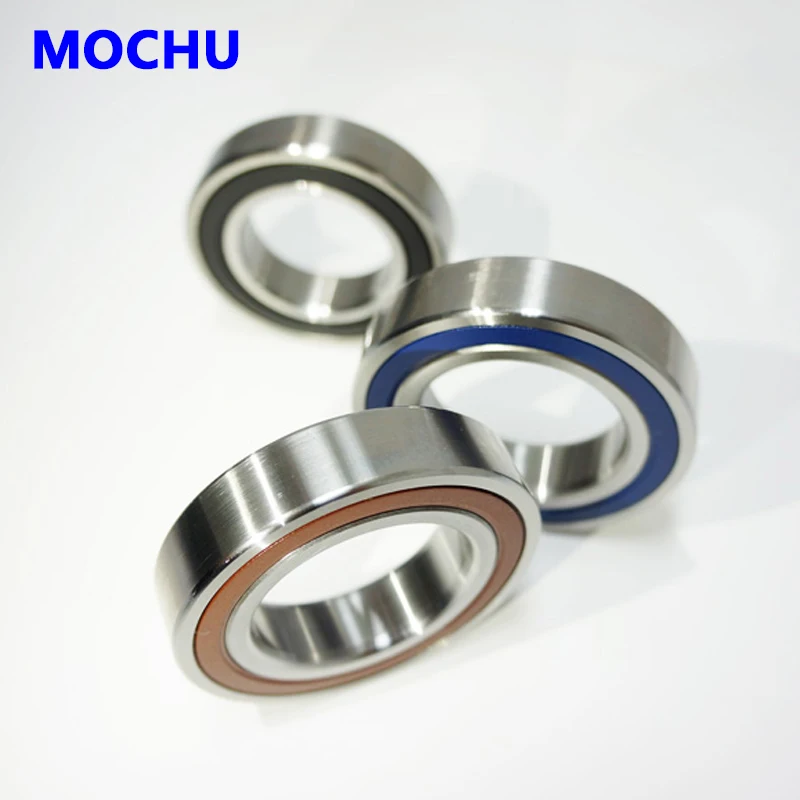 1pcs MOCHU 7207 7207C 2RZ HQ1 P4 35x72x17 Sealed Angular Contact Bearings Speed Spindle Bearings CNC ABEC-7 SI3N4 Ceramic Ball