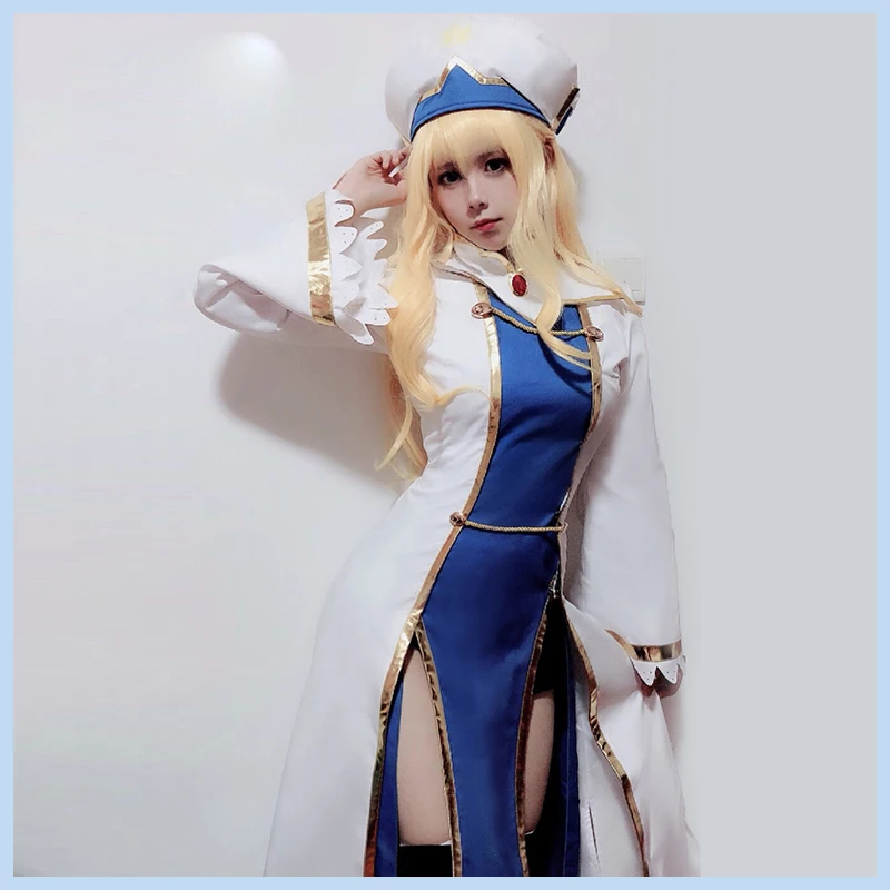 Японский аниме Goblin Slayer Onna Shinkan Priestess косплей костюм женское платье наряд Хэллоуин