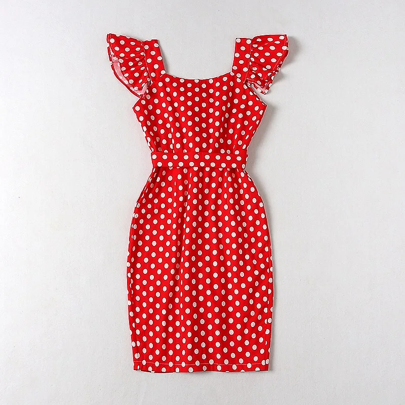 Платье-рубашка в горошек с карманами платье рукавом-фонариком однобортное