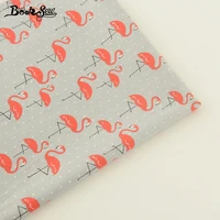 booksew cotton twill fabric gray sewing cloth grus japonensis patterns quilting tecido for baby beding doll pillow home textile