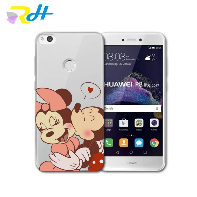 Для funda Huawei P20 Pro Coque Etui Mickey Minnie чехол для lite 2019 Модный P10 Lite P9 Plus|Чехлы-накладки| |