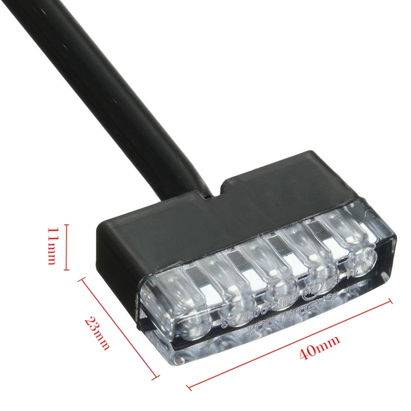 SITAILE стоп сигнал для мотоцикла 12V светодиодный Мотоцикл Скутер ATV велосипед мини 5